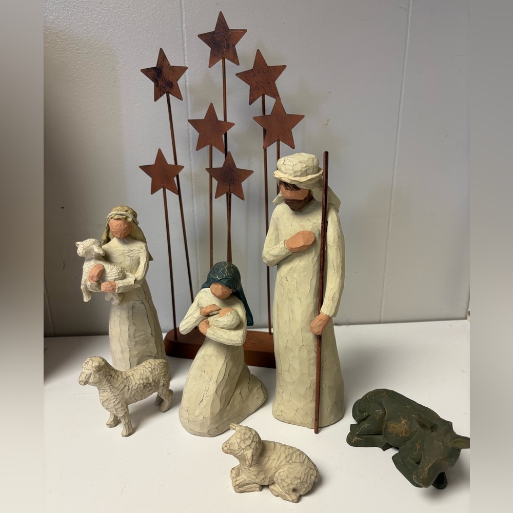 Willow Tree Nativity 7 Piece set Collection Set by Susan Lordi Demdaco EUC